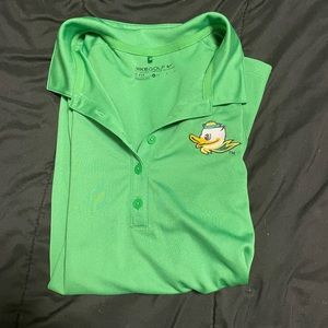 Ladies Drifit nike golf Oregon Duck tshirt M